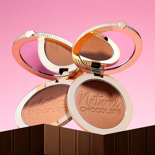 Too Faced Chocolate Soleil Natural Chocolate Bronzer | Sheer-to-Medium Coverage | Glow, 0.31 Ounce, Golden Cocoa