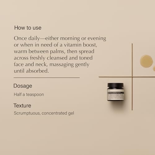 Aesop B Triple C Facial Balancing Gel | Lightly Hydrating with Vitamins B and C to Replenish and Balance Skin | 2.1 Oz