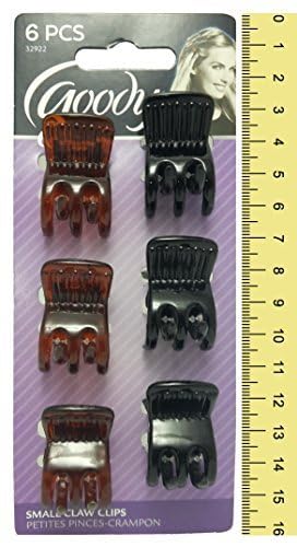Goody Womens Classic Mini Claw Clip 6 Claws