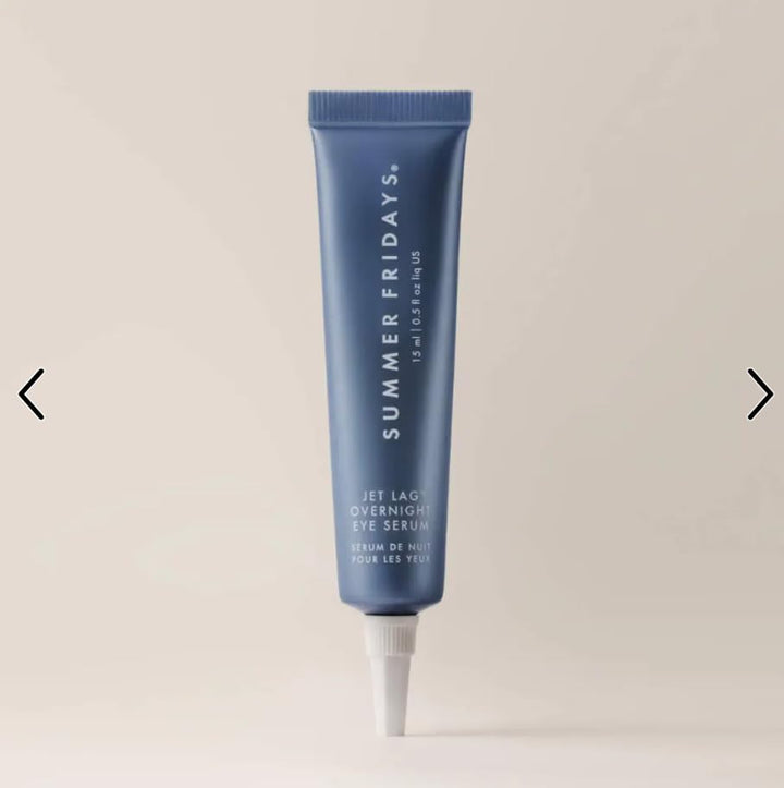 Summers Friday Jet Lag Overnight Eye Serum, Non-Comedogenic, Fine Line Reducing, 0.5 fl oz