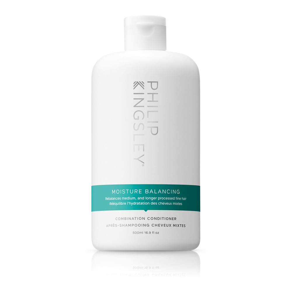 PHILIP KINGSLEY | Moisture Balancing Combination Conditioner | Restore Your Hair's Shine, Softness and Hydration | Nourishing Hydration and Moisturizing for Dry Hair | 16.9oz