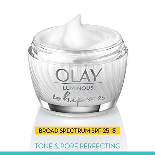 Olay Luminous Whip Face Moisturizer with Sunscreen, SPF 25, 1.7 Oz