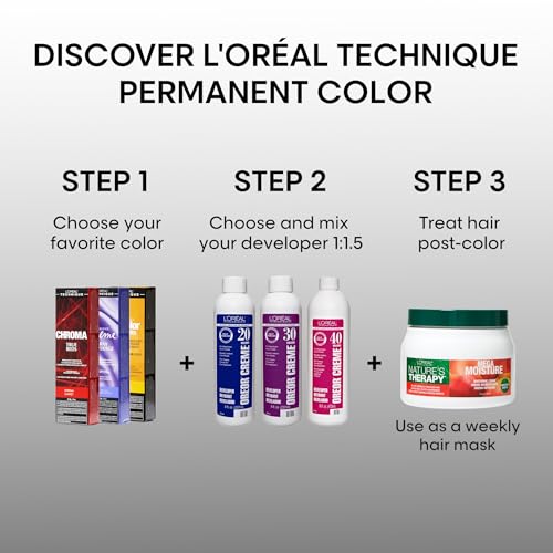 L'Oréal Technique Nature's Therapy Mega Moisture Crème - Conditioning and Detangling Hair Cream, Softens and Adds Shine With Botanical Extracts, For All Hair Types