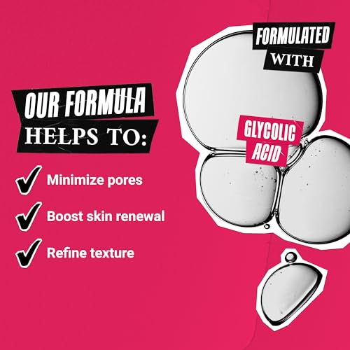 Kiehl's Ultra Pure High-Potency 9.8% Glycolic Acid Serum, Concentrated Face Serum to Exfoliate for Glowy Skin, Visibly Smooths Skin Texture & Boosts Skin Glow, All Skin Types, Fragrance-free - 1 fl oz