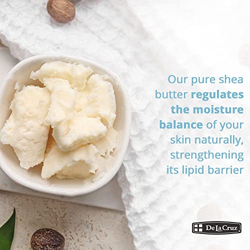 De La Cruz 100% Pure and Natural Shea Butter - Moisturizer for Dry, Irritated and Rough Skin - 2 OZ.