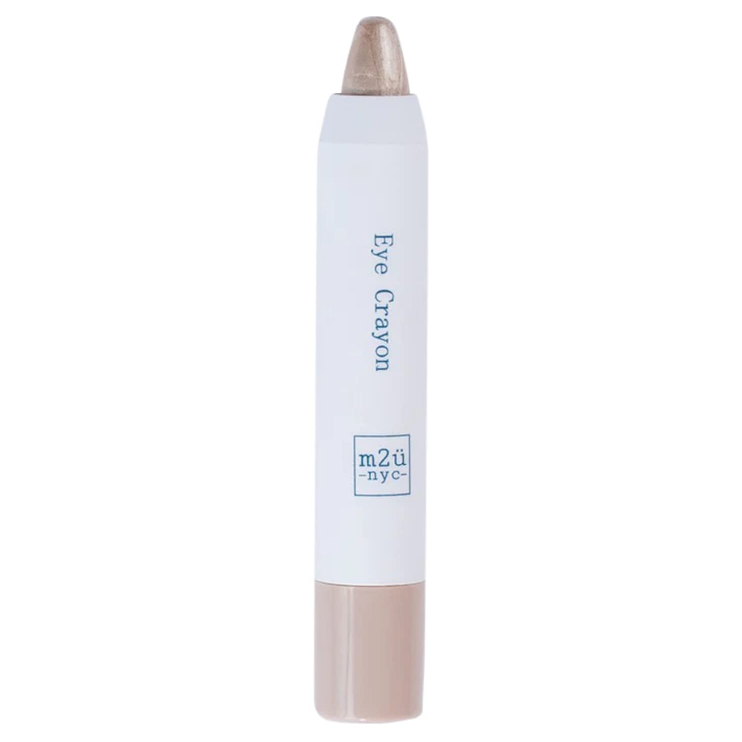M2U NYC Ultra Creamy Eye Shadow Stick – (Champagne) Shimmer Cream Eyeshadow Pencil Crayon - Moisturizing Eye Brightener Stick & Highlighter – Long Lasting, Smudge Proof, Buildable Lightweight Formula