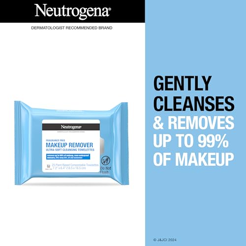 Neutrogena Cleansing Fragrance Free Makeup Remover Facial Wipes