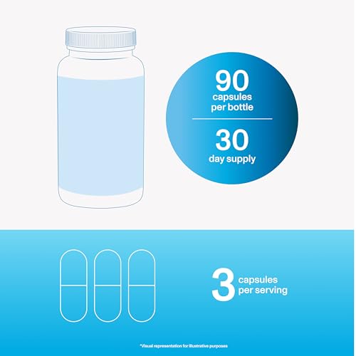 Vital Proteins Bovine Colostrum Supplement 90 Capsules for Gut Health, Immune Support with 40% IgG Premium Bovine Colostrum Superfood, Unflavored, 30 Servings