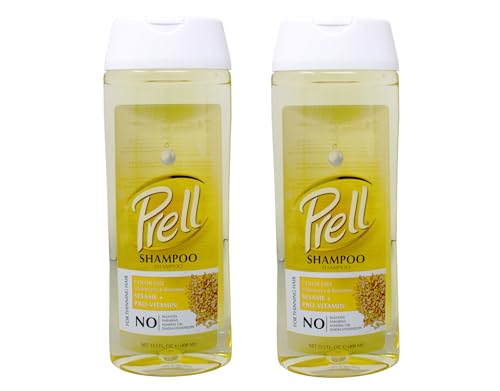 Prell Sesame + Pro-Vitamin Shampoo for Thinning Hair, Color Safe, Volumizes & Restores 13.5 fl. oz. (Pack of 2)