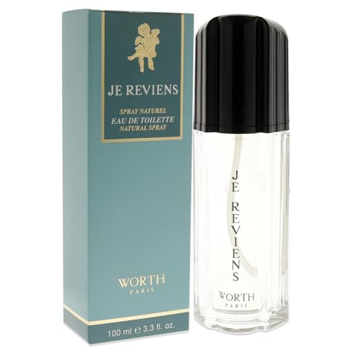 Worth Je Reviens For Women. Eau De Toilette Spray, 3.3 Ounces