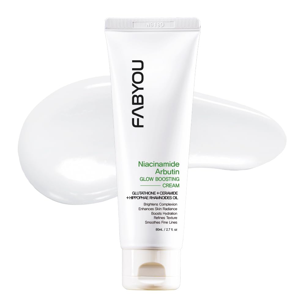 Niacinamide Arbutin Glow Boosting Cream 2.7 oz – Korean Skin Care for Long-Lasting Hydration & Smooth, Even Skin Tone with 10% Niacinamide & Arbutin, Deep Moisture Cream for Face