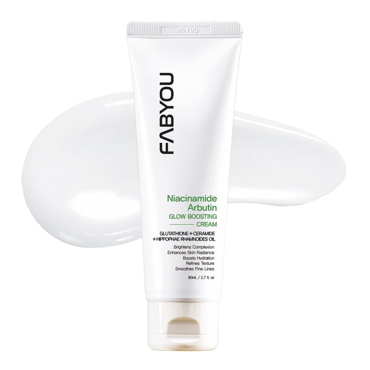 Niacinamide Arbutin Glow Boosting Cream 2.7 oz – Korean Skin Care for Long-Lasting Hydration & Smooth, Even Skin Tone with 10% Niacinamide & Arbutin, Deep Moisture Cream for Face