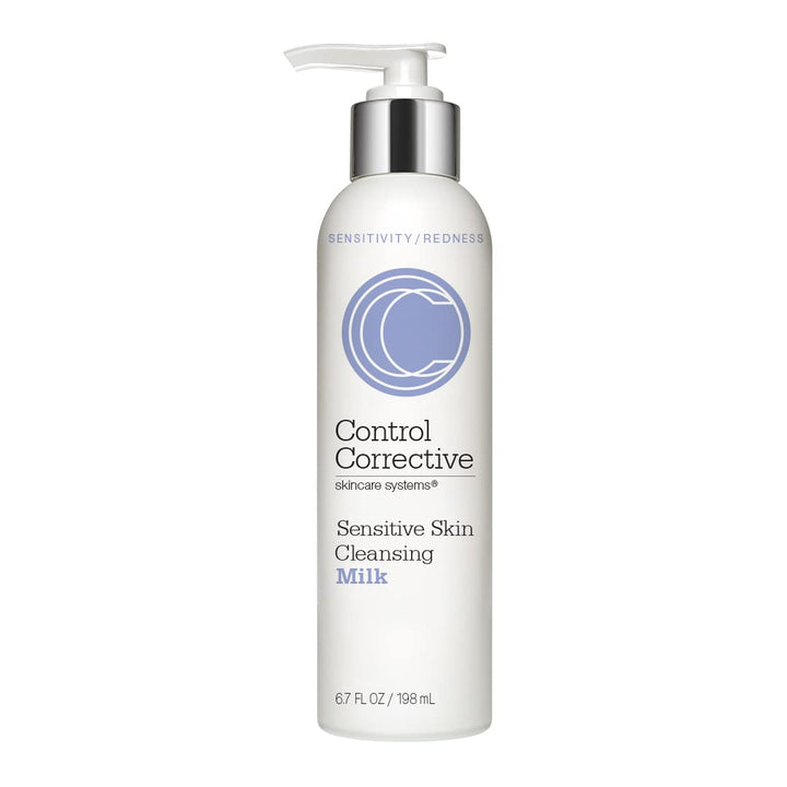Control Corrective Sensitive Skin Cleansing Milk | Creamy, Calming Cleanser to Remove Make-Up & Daily Build Up Without Stripping the Skin | 6.7 oz