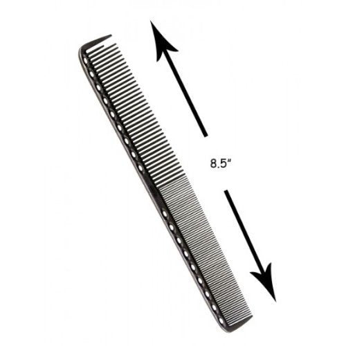 Ys Park 335 Extra Long Fine Cutting Comb 8.5 In Transparent Ruby Red