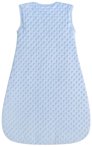 BABYINABAG Warm Quilted Winter Model Baby Sleeping Bag and Sack, Plush Minky Dot, 2.5 Togs for Infants and Toddlers (Medium (10-24 mos))