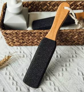 Exfoliating Foot File, Callus & Dead Skin Remover for Men/Women in or Out of Shower, Pedicure Tool for Dry Cracked feet, Heels, Hands. Scrubber for Foot Care to Embrace Well-Being by InComfort