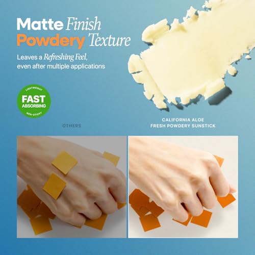 NATURE REPUBLIC CALIFORNIA ALOE FRESH POWDERY SUN STICK BROAD SPECTRUM SPF50+ (Not Tested on Animals)