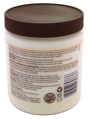 Queen Helene Jar Cream Cocoa Butter 15 Ounce (443ml) (2 Pack)