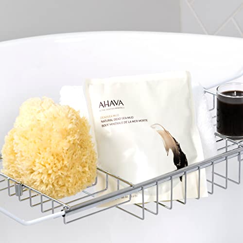 AHAVA Natural Dead Sea Mud for Body - Exclusive Black, Creamy Dead Sea Mud to Purifiy, Soften & Refine Skin, Soothes Discomfort, Enriched with Potent Minerals of Dead Sea blend Osmoter, 13.6 Oz
