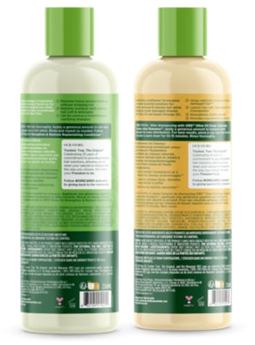 ORS Olive Oil Shampoo & Conditioner Creamy Aloe with Aloe Vera Strengthen & Restore with Orange Oil (2 Piece Set)