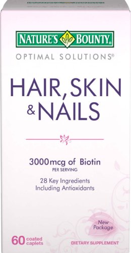 Nature's Bounty Hair, Skin and Nails Formula, 60-Count
