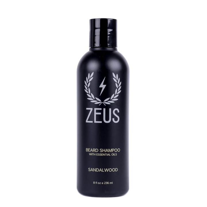 ZEUS ZEUS Beard Shampoo and Wash, Sandalwood, 8 Fluid Ounce