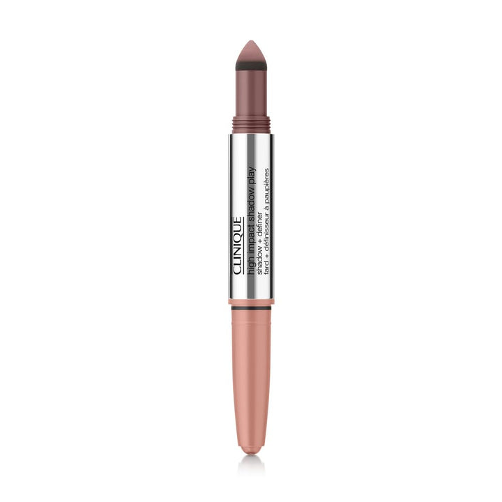 Clinique High Impact Shadow Play Shadow + Definer | Crease Proof, Water Resistant + Safe For Sensitive Eyes, Rosé + Truffles, 1 Count