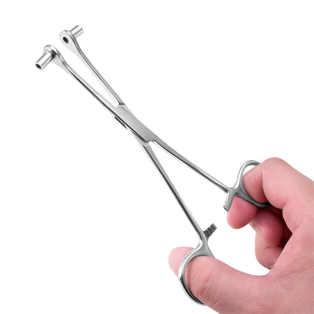 TcJ-Chen Septum Forceps Clamp Pliers Tool with 14G 16G 18G 20G Needles for Belly Nose Ear Tongue Lip Body Piercing