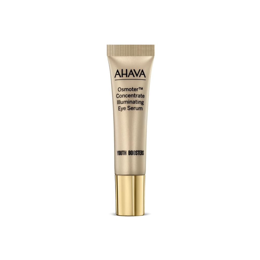 AHAVA Osmoter Concentrate Illuminating Eye Serum - Silky Serum to Boost Eyes’ Youthfulness & Revitalization, Enhances Luminosity, Reduces Dark Circles, with Exclusive Osmoter X3 & Caffeine, 0.5 Fl.Oz