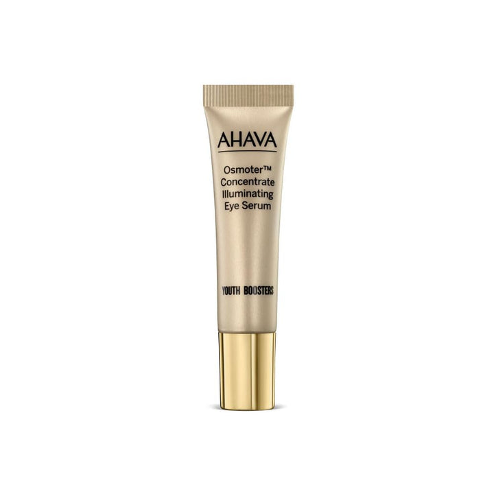 AHAVA Osmoter Concentrate Illuminating Eye Serum - Silky Serum to Boost Eyes’ Youthfulness & Revitalization, Enhances Luminosity, Reduces Dark Circles, with Exclusive Osmoter X3 & Caffeine, 0.5 Fl.Oz