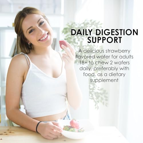 MASON NATURAL Probiotic Acidophilus with Bifidus, 50 Day Supply, Supports Healthy Normal Digestion, Strawberry Flavor, 100 Chewable Wafers