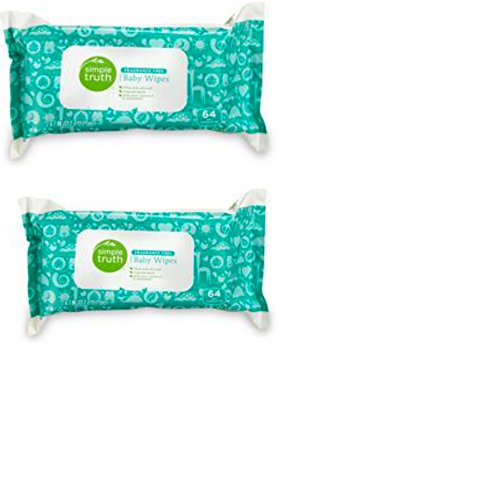 Simple Truth All Natural Baby Wipes 64 count (2 pack)