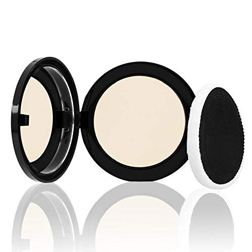 BaeBlu BaeBlu Mattifying Pressed Powder Compact, 100% Vegan, Gluten-Free, Non GMO and Made in USA with Natural and Organic Ingredients, Sheer Light