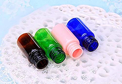12PCS 10ML 0.3OZ Brown Empty Plastic Lotion Pump Bottle with Transparent Cap Sample Jar Refillable Portable Durable Cosmetic Container Shampoo Emulsion Holder for Vacation Travel Daily Life