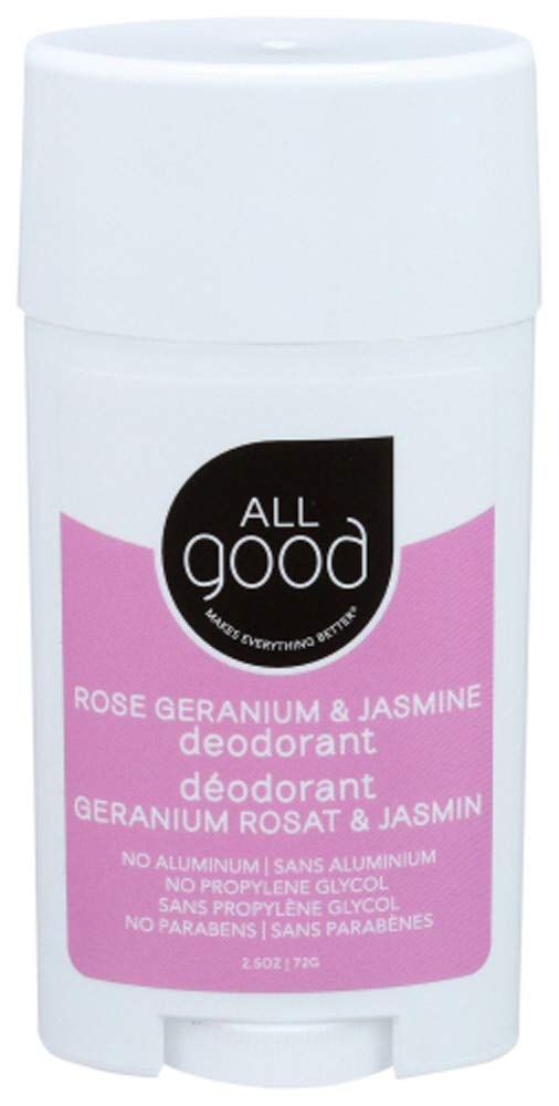 Rose Geranium & Jasmine : All Good Deodorant Rose Geranium & Jasmine - 2.5 oz Stick