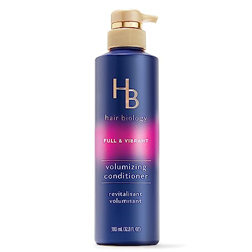 Hair Biology Biotin Volumizing Conditioner for Thinning, Flat and Fine Hair, Fights Breakage and Replenishes Nutrients, 380 mL