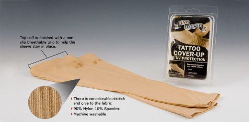 Tatjacket Full Sleeve Concealer Pack, Tan, Medium, 2 Count