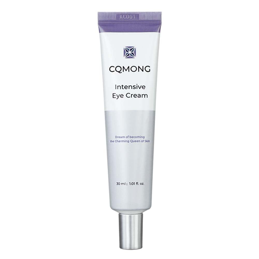 CQMONG Intensive Eye Cream 1.01 fl oz for hydrating, wrinkles, elastic skin, dark circles, puffiness, fine lines, eye bags under eyes | Hyaluronic Acid, Collagen, Peptide | Korean skincare