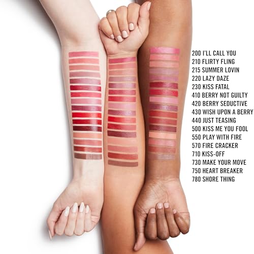 Rimmel London Provocalips 16hr Kiss-Proof Lip Color - Two-Step Liquid Lipstick to Lock in Color and Shine - 210 Flirty Fling, .14 fl.oz.