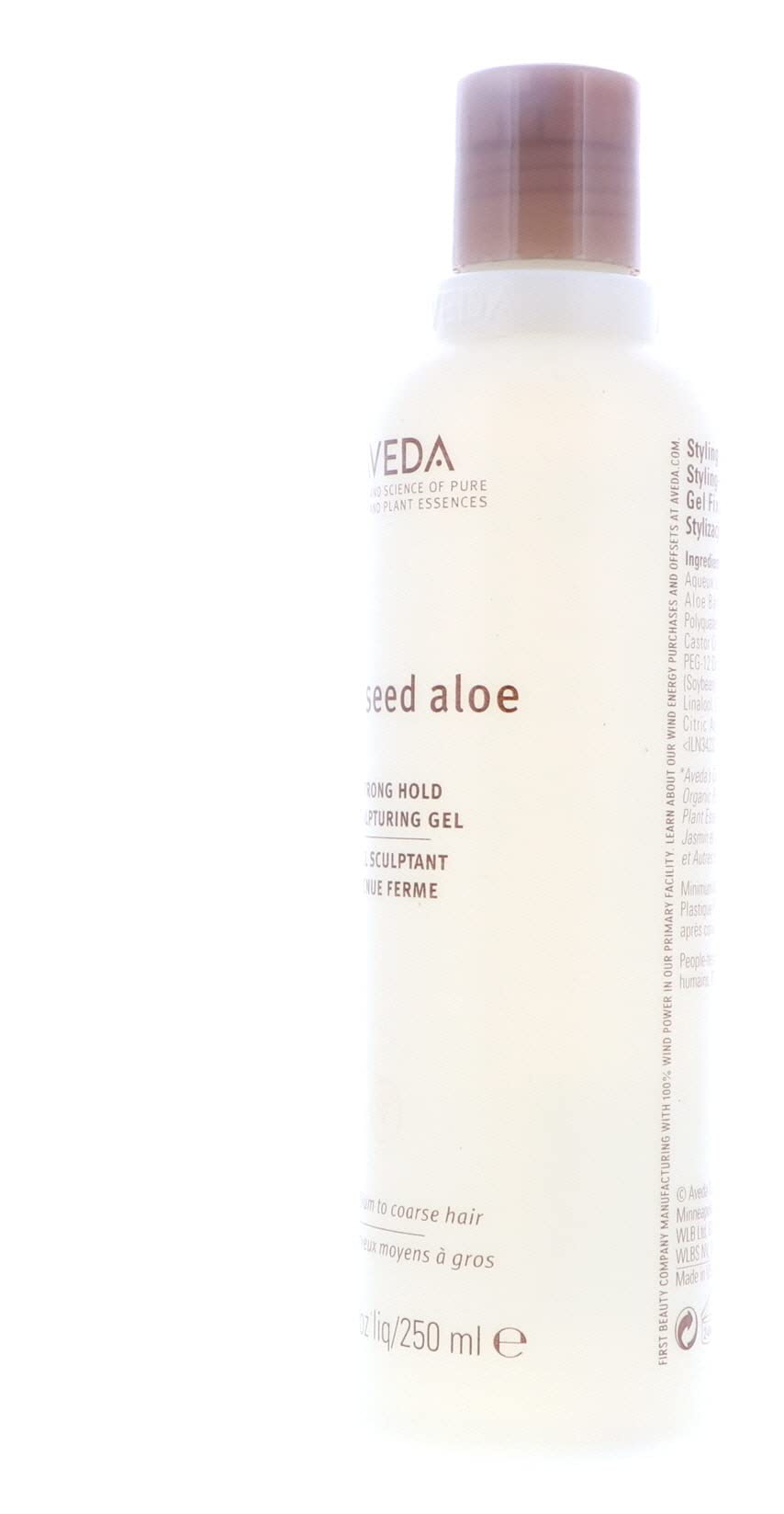 Aveda Flax Seed Aloe Strong Hold Sculpturing Gel, 8.5-Ounce Bottles (Pack of 2)
