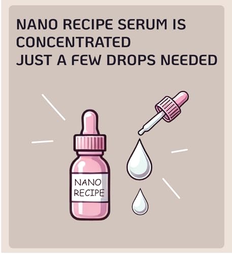 Nano Recipe Salmon PDRN (Salmon DNA) Concentrate 100,000 ppm | Mix 1-2 Drops with Your Skincare | MTS Roller Ampoule