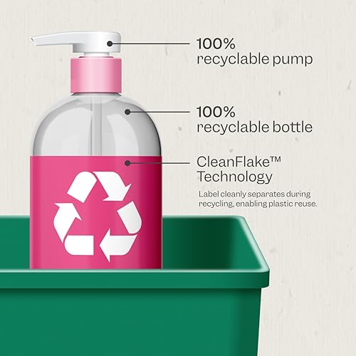 RENPURE Plant-Based Rose Hydrating Shampoo for Dry Hair - Sulfate-Free, Paraben-Free, Cruelty-Free & Color-Safe - Naturally Moisturizing & Refreshing for Women