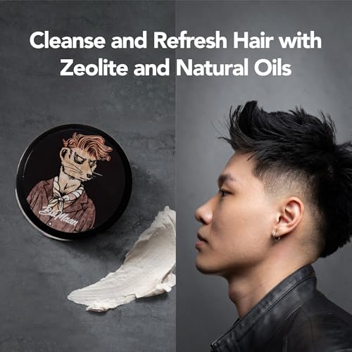 BluMaan Lift Dry Shampoo Paste - Cleanse and Revitalize Second-Day Hair - Volumizing Lift, Texture, Light Hold and Cleansing Hair Care Essential with Natural Ingredients - 74 ml/2.5 oz