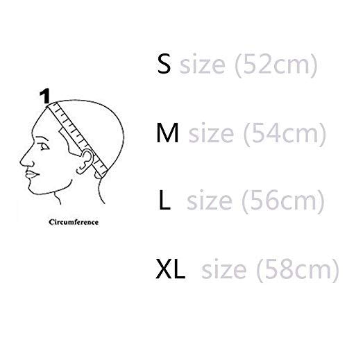 yantaisiyu 4X 4 U Part Swiss Lace Wig Cap For Making Wigs with Adjustable Straps(Blonde L 56 cm) : L, Blonde