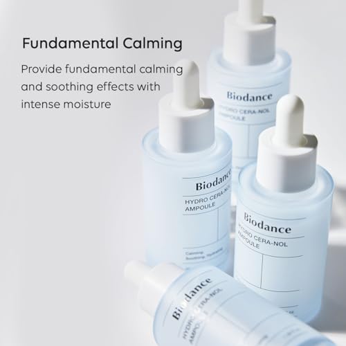 Biodance Hydro Cera-nol Ampoule, Intensive Moisturizing Serum, Deep Hydration & Soothing with Panthenol, Redness Reducing Serum, 1.69 fl. oz (50ml)
