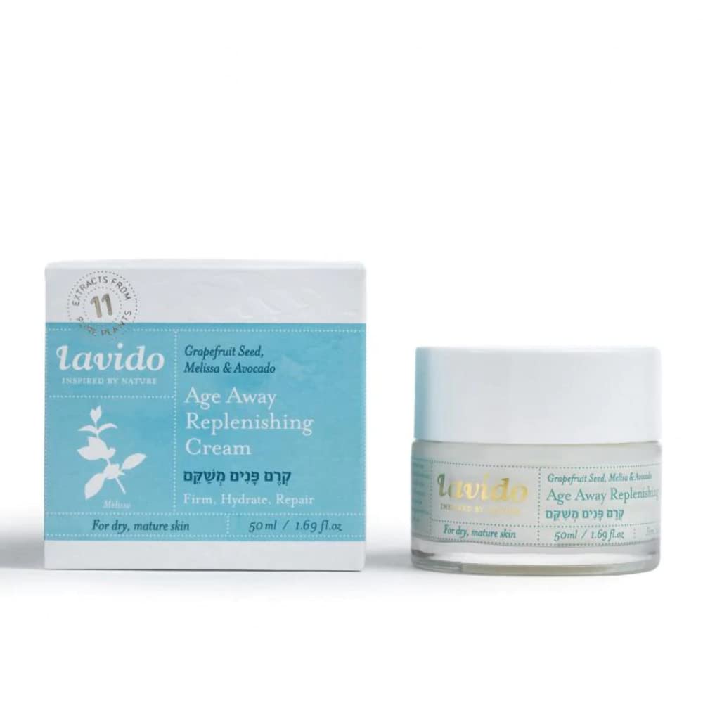 Lavido - Natural Age Away Replenishing Cream | Boosts Collagen, Reduces Fine Lines