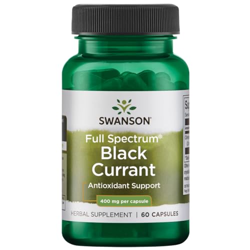 Swanson Full Spectrum Black Currant 400 Milligrams 60 Capsules