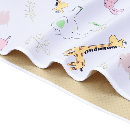 Baby Splat Floor Mat for Under High Chair/Arts/Crafts by CLCROBD, 51 Waterproof Anti-Slip Food Splash Spill Mess Mat, Washable Floor Protector Mat and Table Cloth