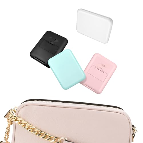 Kakuje Compact Mirror, 1X/3X Magnification LED Pocket Mirror with Nternal BIattery, Mini Mirror for Purse, Pocket,Travel and Present (Pink)