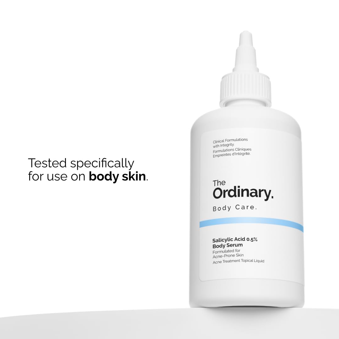 The Ordinary Salicylic Acid 0.5% Body Serum, Exfoliating Treatment for Acne-Prone Skin, 8.1 Fl Oz